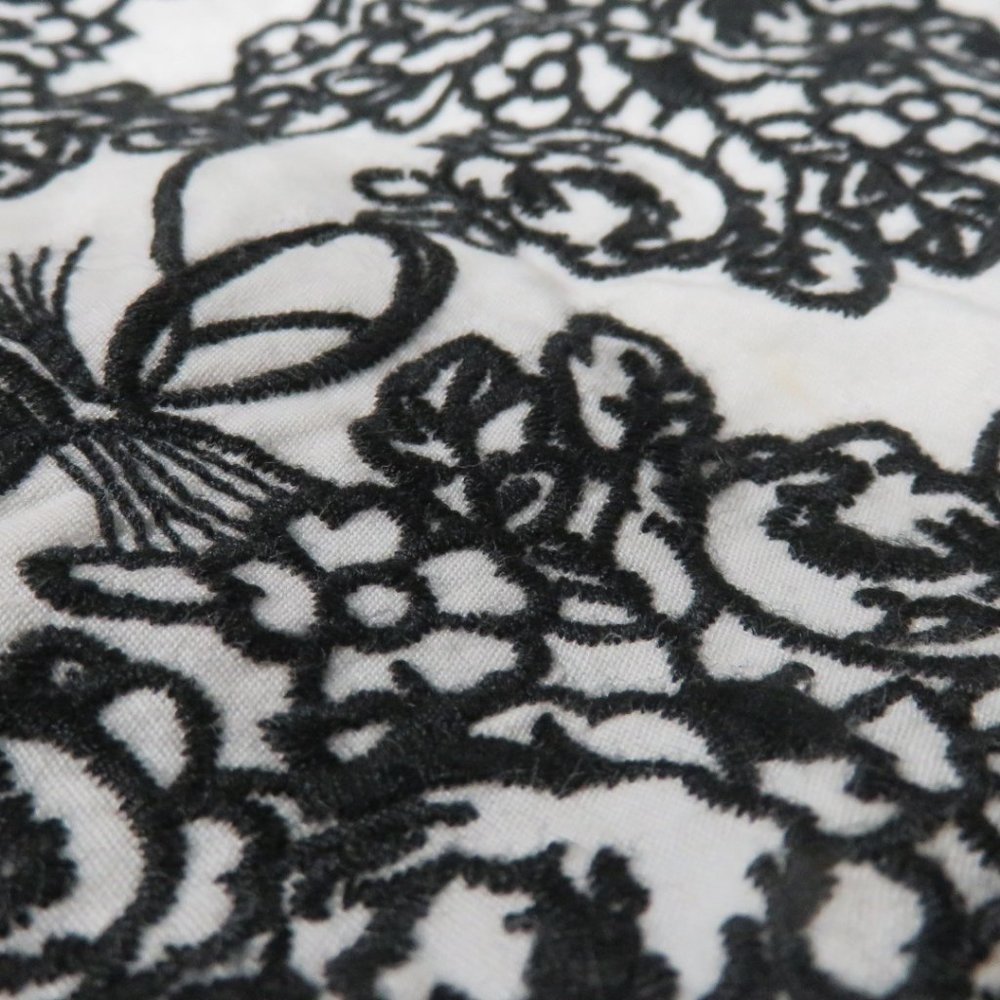 Stunning Betsey Johnson Black Tulle & White Embroidered Strapless Cocktail dress - Picture 14 of 14